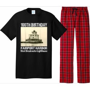 100th Birthday West Breakwater Lighthouse Fairport Harbor Pajama Set