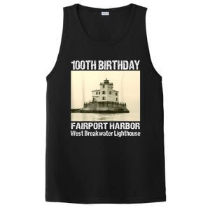 100th Birthday West Breakwater Lighthouse Fairport Harbor PosiCharge Competitor Tank