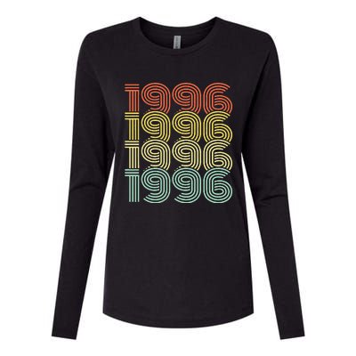 1996 Birthday Year Vintage Birthday Gift Womens Cotton Relaxed Long Sleeve T-Shirt