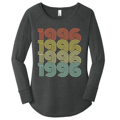 1996 Birthday Year Vintage Birthday Gift Women's Perfect Tri Tunic Long Sleeve Shirt