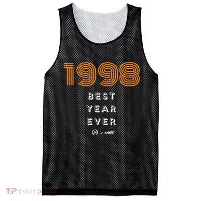 1998 Best Year Ever Mesh Reversible Basketball Jersey Tank
