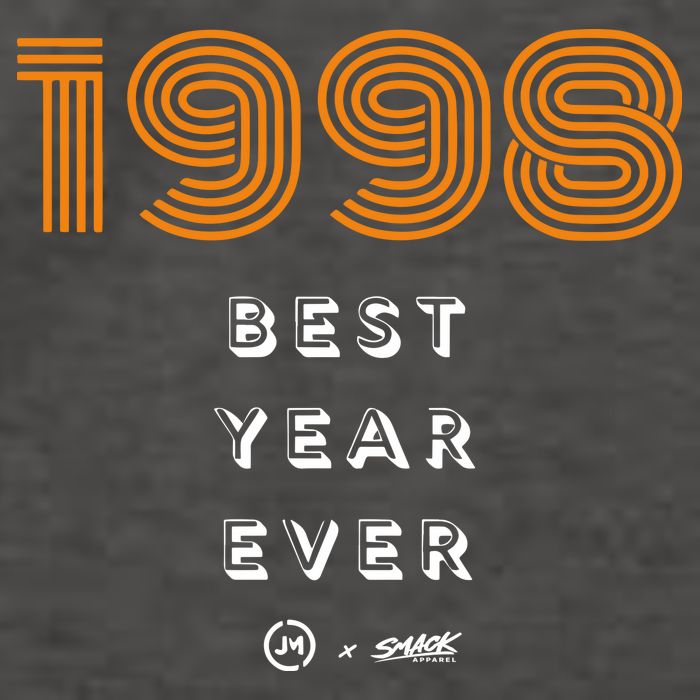 1998 Best Year Ever Vector Backpack