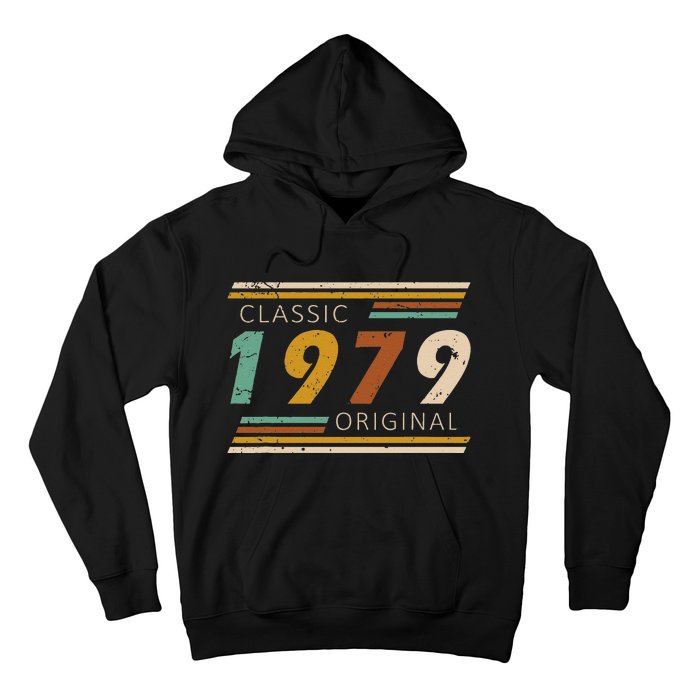 1979 Birthday Year Classic Original Retro Vintage Design Hoodie