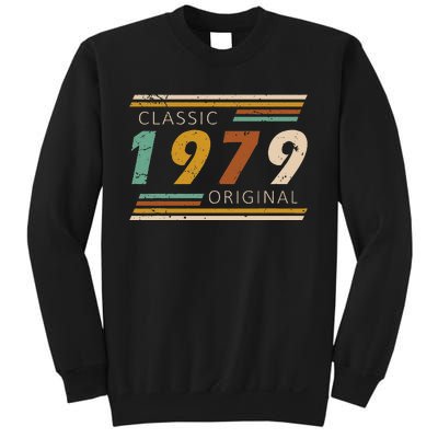 1979 Birthday Year Classic Original Retro Vintage Design Sweatshirt