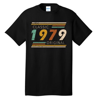 1979 Birthday Year Classic Original Retro Vintage Design Tall T-Shirt