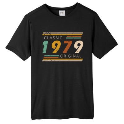 1979 Birthday Year Classic Original Retro Vintage Design Tall Fusion ChromaSoft Performance T-Shirt