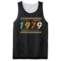 1979 Birthday Year Classic Original Retro Vintage Design Mesh Reversible Basketball Jersey Tank