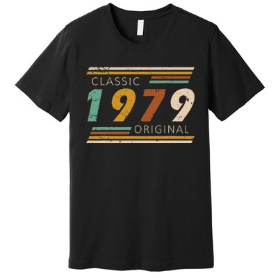 1979 Birthday Year Classic Original Retro Vintage Design Premium T-Shirt