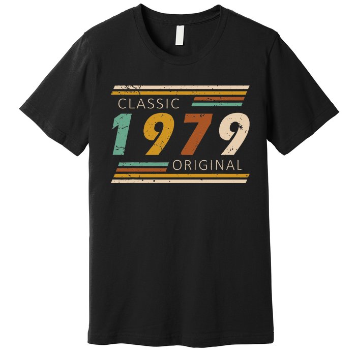 1979 Birthday Year Classic Original Retro Vintage Design Premium T-Shirt