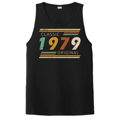 1979 Birthday Year Classic Original Retro Vintage Design PosiCharge Competitor Tank