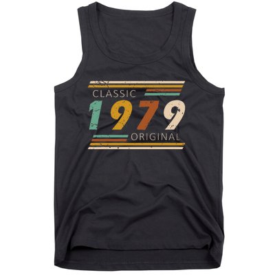 1979 Birthday Year Classic Original Retro Vintage Design Tank Top