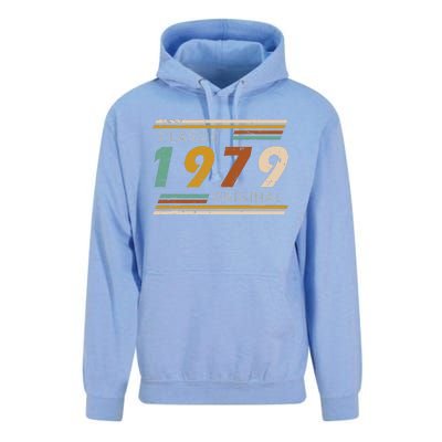 1979 Birthday Year Classic Original Retro Vintage Design Unisex Surf Hoodie