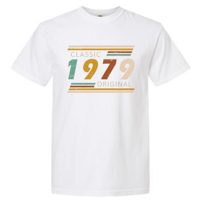 1979 Birthday Year Classic Original Retro Vintage Design Garment-Dyed Heavyweight T-Shirt