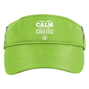 1st Cruise 2021 Can't Keep Calm It's My First Cruise Adult Drive Performance Visor