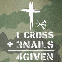 1 Cross 3 Nails Forgiven Christian Easter Day Gift Legacy Tie Dye Trucker Hat