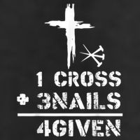 1 Cross 3 Nails Forgiven Christian Easter Day Gift Cool Comfort Performance Bucket Hat