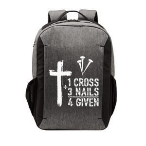 1 Cross 3 Nails 4 Given Happy Easter Day Jesus Vector Backpack