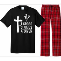 1 Cross 3 Nails 4 Given Happy Easter Day Jesus Christian Pajama Set