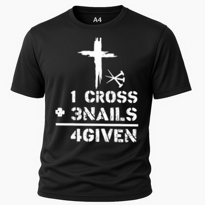 1 Cross 3 Nails Forgiven Christian Easter Day Gift Performance Shirt