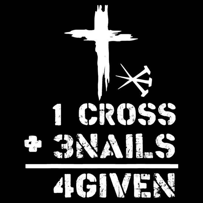 1 Cross 3 Nails Forgiven Christian Easter Day Gift Impact Tech Backpack