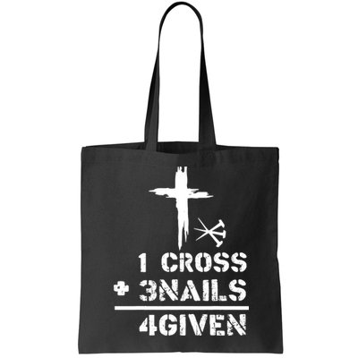 1 Cross 3 Nails Forgiven Christian Easter Day Gift Bag