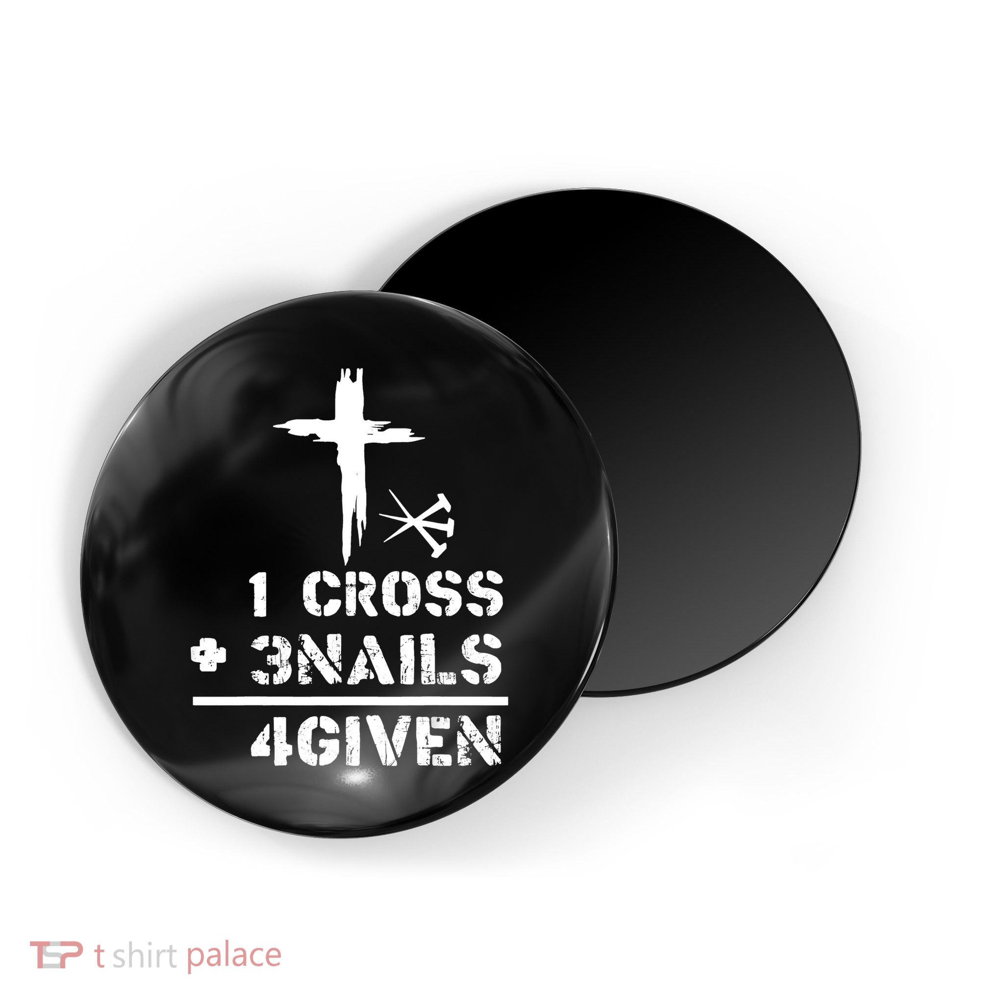 1 Cross 3 Nails Forgiven Christian Easter Day Gift Magnet