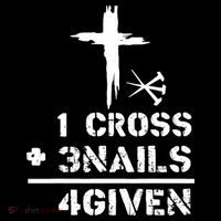 1 Cross 3 Nails Forgiven Christian Easter Day Gift Magnet