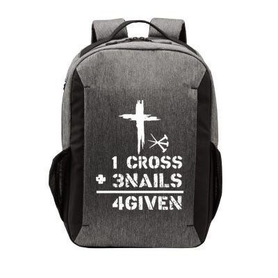 1 Cross 3 Nails Forgiven Christian Easter Day Gift Vector Backpack