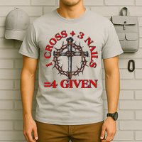 1 Cross 3 Nails 4 Giving Crucifixion T-Shirt