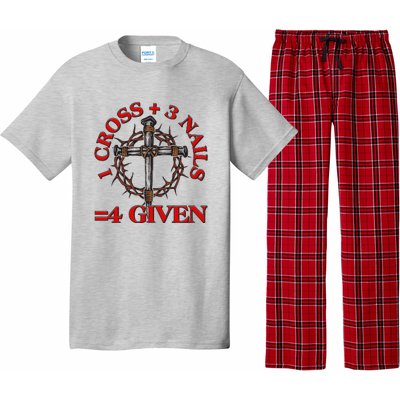 1 Cross 3 Nails 4 Giving Crucifixion Pajama Set