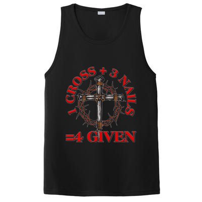1 Cross 3 Nails 4 Giving Crucifixion PosiCharge Competitor Tank