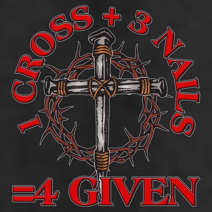 1 Cross 3 Nails 4 Giving Crucifixion Golf Towel