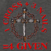 1 Cross 3 Nails 4 Giving Crucifixion Vector Backpack