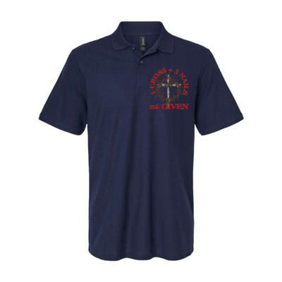 1 Cross 3 Nails 4 Giving Crucifixion Softstyle Adult Sport Polo