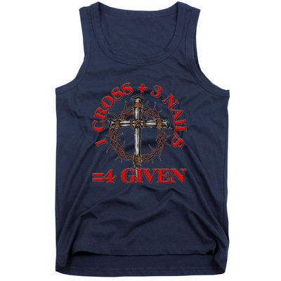 1 Cross 3 Nails 4 Giving Crucifixion Tank Top