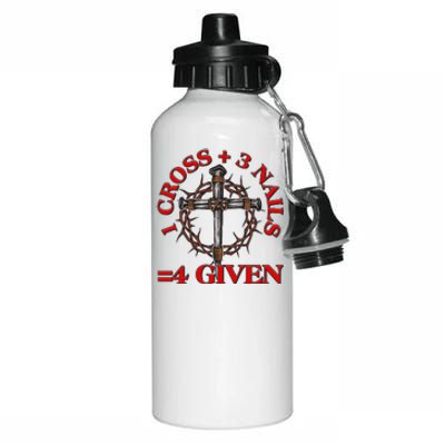 1 Cross 3 Nails 4 Giving Crucifixion Aluminum Water Bottle