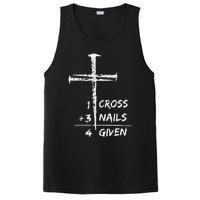 1 Cross 3 Nails Forgiven Jesus Christian Easter PosiCharge Competitor Tank