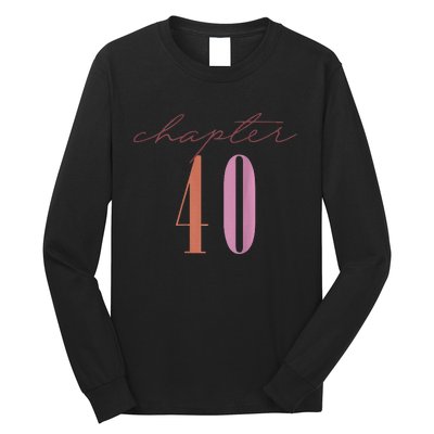 1984 Chapter 40 Est 1984 Retro 40th Birthday Long Sleeve Shirt