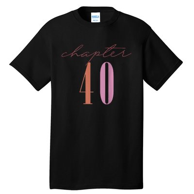 1984 Chapter 40 Est 1984 Retro 40th Birthday Tall T-Shirt