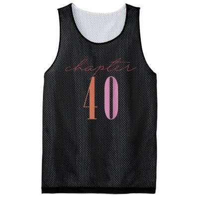 1984 Chapter 40 Est 1984 Retro 40th Birthday Mesh Reversible Basketball Jersey Tank