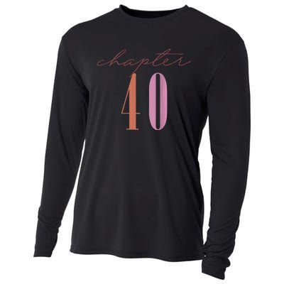 1984 Chapter 40 Est 1984 Retro 40th Birthday Cooling Performance Long Sleeve Crew