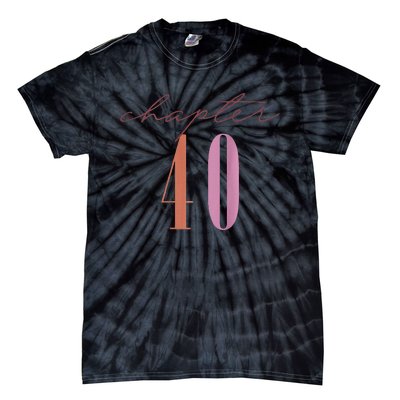 1984 Chapter 40 Est 1984 Retro 40th Birthday Tie-Dye T-Shirt