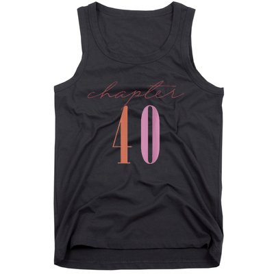 1984 Chapter 40 Est 1984 Retro 40th Birthday Tank Top