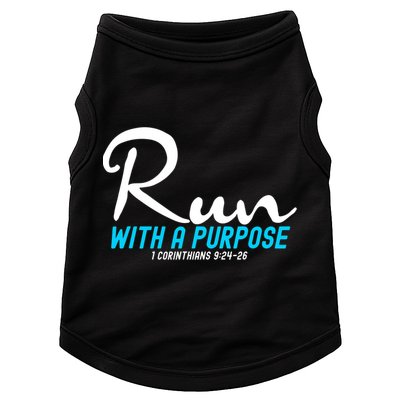 1 Corinthians 924 26 Run With A Purpose Doggie Tank