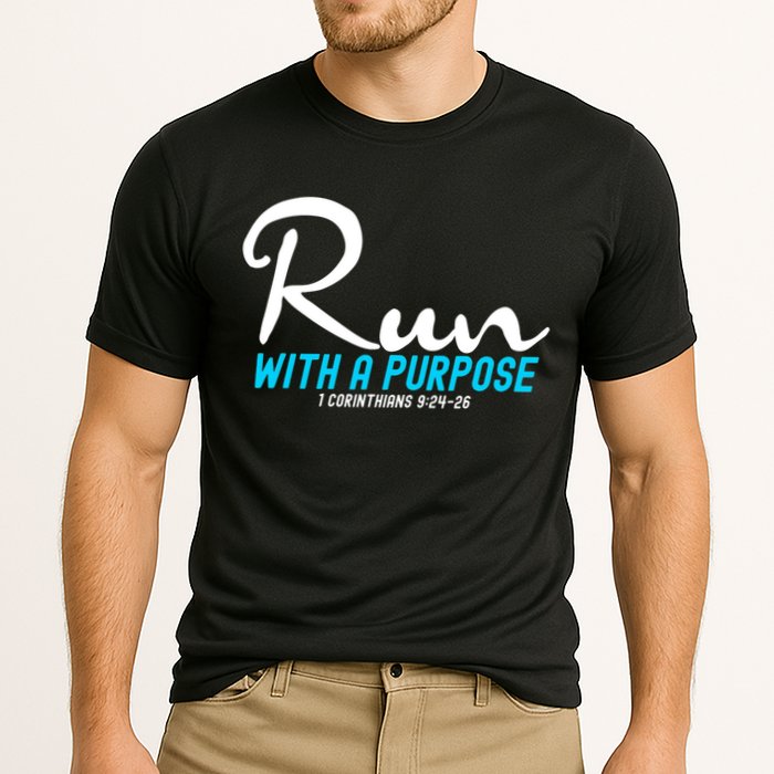 1 Corinthians 924 26 Run With A Purpose Performance Shirt