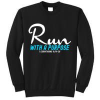 1 Corinthians 924 26 Run With A Purpose Sweatshirt