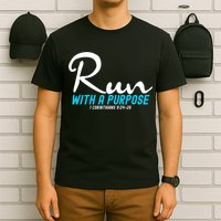 1 Corinthians 924 26 Run With A Purpose T-Shirt