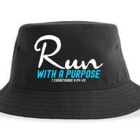 1 Corinthians 924 26 Run With A Purpose Sustainable Bucket Hat