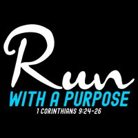 1 Corinthians 924 26 Run With A Purpose Bucket Hat