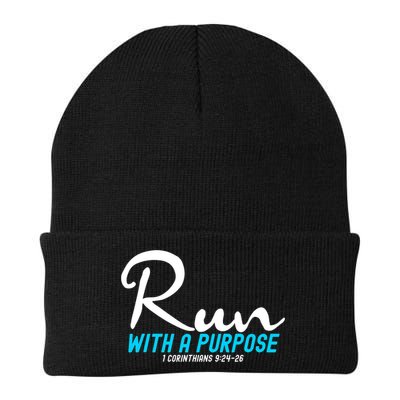 1 Corinthians 924 26 Run With A Purpose Beanie